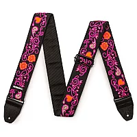 Dunlop Strap JH22 Hendrix Blacklight Monterey Pink