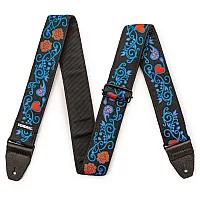 Dunlop Strap JH24 Hendrix Blacklight Monterey Blue