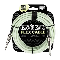 Ernie Ball P06434 Flex 20ft StraightStraight Cable Glow in the Dark