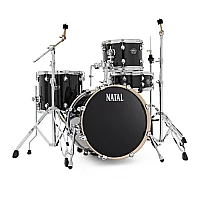 Natal Arcadia Poplar 18 Drum Kit wHardware Black
