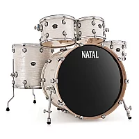 Natal Arcadia Birch 5pc 22 Limited Edition Shell Pack White Swirl