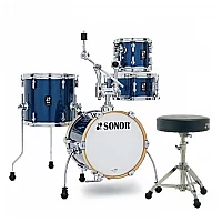 Sonor AQX 14 Micro Shell Pack wFree Throne Blue Ocean Sparkle