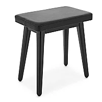 Compact Piano Stool by Gear4music Black