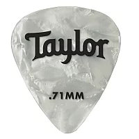 Taylor Celluloid 351 Picks White Pearl 0.71