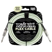 Ernie Ball P06434 Flex 10ft StraightStraight Cable Glow in the Dark