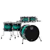 Mapex Saturn VI 22 5pc Saturn VI Studioease Shell Pack Marine Teal Burst