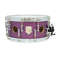 SJC Drums 25th Anniversary 14 x 6.5 Snare Drum Purple Glitter