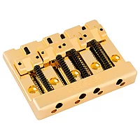 Fender HiMass 4String Bass Bridge Assembly With Zinc Saddles Gold