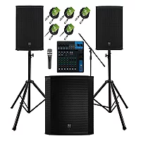 ElectroVoice EKX15P Complete PA System Bundle
