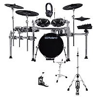 Roland TD716 VDrums Electronic Drum Kit with Accessory Pack