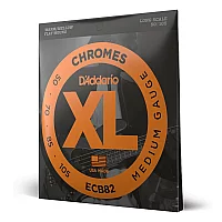 DAddario ECB82 Chromes Bass Guitar Strings Medium 50105 Long Scale