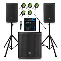 JBL EON715 Complete PA System Bundle