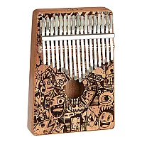 Sela Art Series Kalimba 17 Little Monster Laser