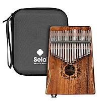 Sela Kalimba 17 Koa Hollow with Pickup