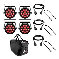 Chauvet DJ SlimPAR Q12 ILS LED Par Can and Carry Bag Bundle