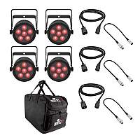 Chauvet DJ SlimPAR Q6 ILS LED Par Can and Carry Bag Bundle
