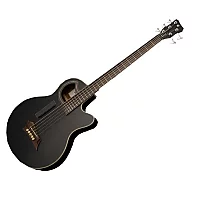 Warwick RockBass Alien Deluxe Hybrid Thinline 5 String Acoustic Bass Solid Black