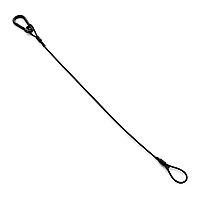Lighting Safety Rope in Black by Gear4music 500mm 5kg SWL
