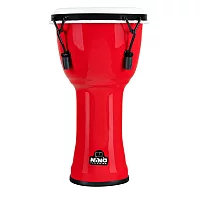 Nino Percussion Synthetic Djembe 8 Red