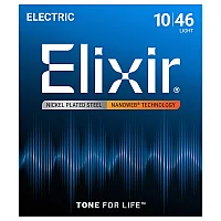 Elixir 12052 NANOWEB Light Electric Guitar Strings 1046