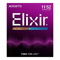 Elixir 11025 POLYWEB CustomLight Acoustic Strings 1152
