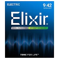 Elixir 19002 OPTIWEB Coated Electric Guitar Strings 942