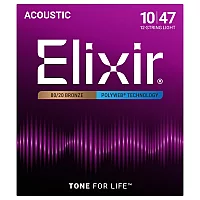 Elixir 11150 POLYWEB 12String Acoustic Guitar Strings1047