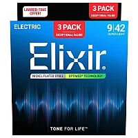 Elixir 16550 OPTIWEB Guitar Strings 3 Pack 942