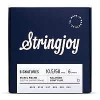 Stringjoy Signatures Balanced Light Plus Gauge 10.550 Nickel Wound Electric Guitar Strings