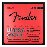 Fender 4250R Ultracore Nickel Plated Steel Bullet End 1046 3Pack