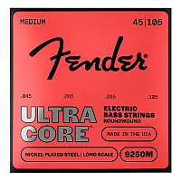 Fender 9250 Ultracore Bass Strings Nickel Plated Steel Ball End 9250M Gauges .045.105 4