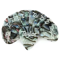 Taylor 80737 Celluloid 351 Picks 1.21mm Abalone 12 Pack
