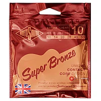 Rotosound Super Bronze SB10 Phosphor Bronze Acoustic Strings 1050