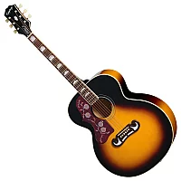 Epiphone J200 Studio Left Handed Vintage Sunburst
