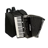 Roland FR4X VAccordion with Keyboard Black with Bag