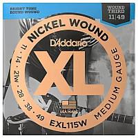 DAddario EXL115W Nickel Wound Medium Rock Wound 3rd 1149