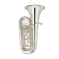 Yamaha YBB 105 Compact Bb Tuba Silver Plate