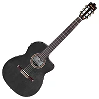 Ibanez GA360TCETBK Classical Guitar Transparent Black High Gloss