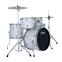 Ludwig Accent Fuse 20 5pc Drum Kit Snow Dust