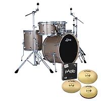 Ludwig Evolution 22 5pc Complete Drum Kit Prosecco Sparkle