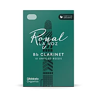 DAddario Royal La Voz Organic Bb Clarinet Reeds MediumSoft 10 Pack