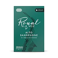 DAddario Royal La Voz Organic Alto Saxophone Reeds Hard 10 Pack