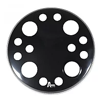 Attack 24 Orbit 2Ply Black Resonant Ported Bass Drum Head
