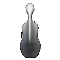 Young Carbon Composite Cello Case Silver Grey
