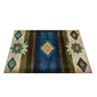Drum N Base Earthing Drum Rug Blue 185 x 160cm