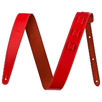 Fender 2 Essentials Leather Strap Red