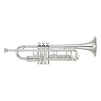 Yamaha YTR8345S Xeno Trumpet Yellow Brass Bell Silver Plated