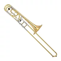 Yamaha YSL882G Xeno Custom BbF Trombone Gold Brass Bell Closed Wrap