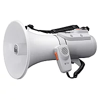 TOA ER2215W Shoulder Megaphone with Whistle Grey
