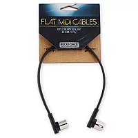 RockBoard Flat MIDI Cable 30cm Black